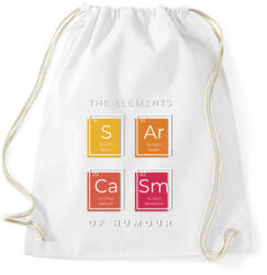 printfashion A humor elemei - Sportzsák, Tornazsák - Fehér (4367090)
