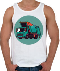 printfashion Garbage truck - Férfi atléta - Fehér (16168184)
