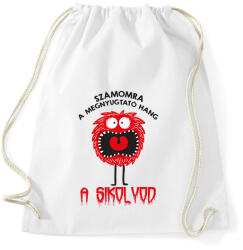 printfashion A sikolyod - Sportzsák, Tornazsák - Fehér (7851397)