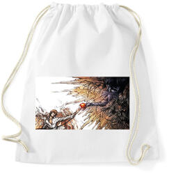 printfashion Death Note - Isteni érintés - Sportzsák, Tornazsák - Fehér (6567107)