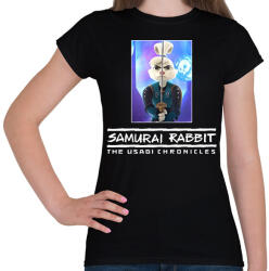 printfashion Samurai Rabbit: The Usagi Chronicles - Női póló - Fekete (14743914)