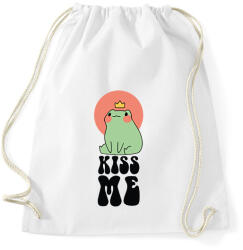 printfashion Csókolj meg - Béka - Sportzsák, Tornazsák - Fehér (10769103)