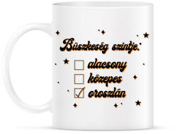 printfashion Büszkeség szintje - Bögre - Fehér (8524813)