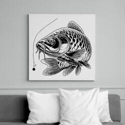 printfashion ponty - Vászonkép - Fehér (16360196)