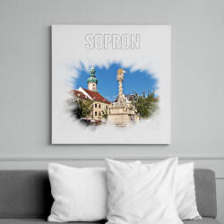 printfashion Sopron - Vászonkép - Fehér (6632885)