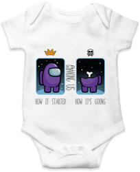 printfashion Among us - how it started - Baba Body - Fehér (4184836)