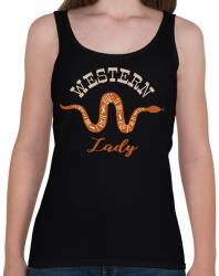 printfashion Western Lady - Női atléta - Fekete (7507642)