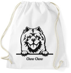 printfashion Chow-Chow - Sportzsák, Tornazsák - Fehér (5116391)