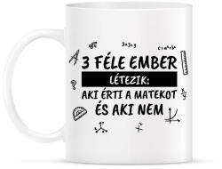 printfashion 3 féle ember - Bögre - Fehér (15613925)