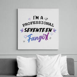 printfashion Fangirl - Seventeen - Vászonkép - Fehér (7462017)