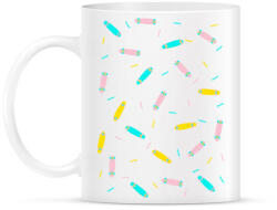 printfashion Ice cream boards tee - Bögre - Fehér (788683)