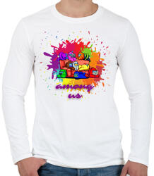 printfashion Among us - Férfi hosszú ujjú póló - Fehér (13959033)