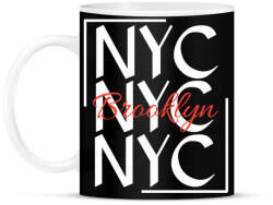 printfashion NYC Brooklyn - Bögre - Fekete (4387533)