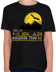printfashion ISLA NUBLAR RESEARCH TEAM - Gyerek póló - Fekete (5279356)