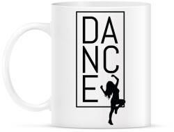 printfashion Dance (black) - Bögre - Fehér (7677801)