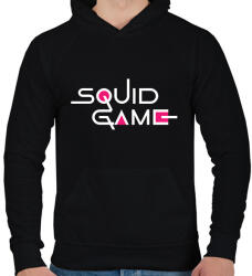 printfashion Squid Game - Férfi kapucnis pulóver - Fekete (5661362)