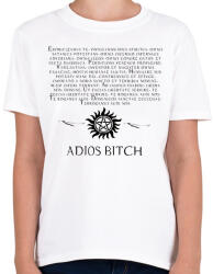 printfashion ODAÁT DÉMONŰZŐ SZÖVEG2 - Gyerek póló - Fehér (1529663)