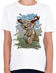 printfashion A fülszarvú - Gyerek póló - Fehér (5690118)