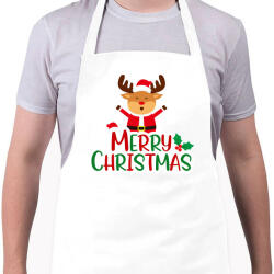 printfashion merry christmas - Kötény - Fehér (5633069)