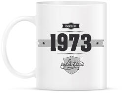 printfashion born-in-1973-(dark&lightgrey) - Bögre - Fehér (790272)