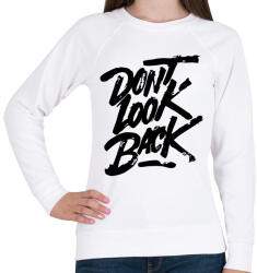 printfashion dont look back - Női pulóver - Fehér (13485840)