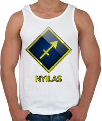 printfashion Nyilas - Férfi atléta - Fehér (5349915)