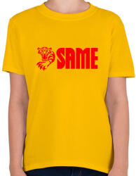 printfashion SAME - Gyerek póló - Sárga (4271372)