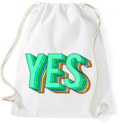 printfashion YES! - Sportzsák, Tornazsák - Fehér (888951)