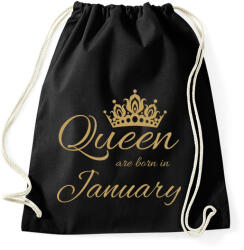 printfashion Queen - Sportzsák, Tornazsák - Fekete (4657789)