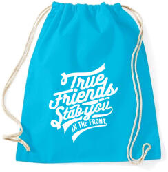printfashion Az igaz barát. . . - Sportzsák, Tornazsák - Surf blue (203835)
