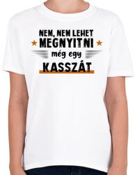 printfashion Még egy kassza - Gyerek póló - Fehér (8806493)