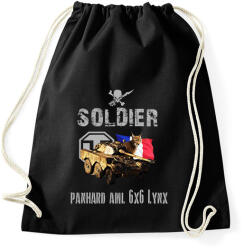 printfashion SOLDIER-LYNX - Sportzsák, Tornazsák - Fekete (2818382)