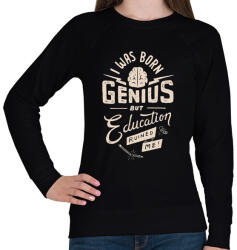 printfashion Genius - Női pulóver - Fekete (382405)