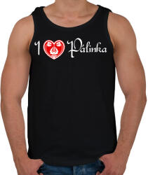 printfashion I love pálinka - Férfi atléta - Fekete (2159152)