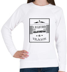 printfashion A legjobb állatorvos - Női pulóver - Fehér (7226536)