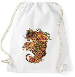 printfashion tigris - Sportzsák, Tornazsák - Fehér (11566638)