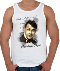 printfashion Kosztolányi Dezső - Férfi atléta - Fehér (2444280)