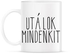 printfashion utálok mindenkit - Bögre - Fehér (6846318)