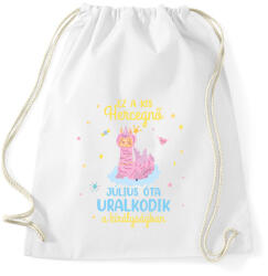printfashion Ez a kis hercegnő - Hónappal - Sportzsák, Tornazsák - Fehér (8098342)