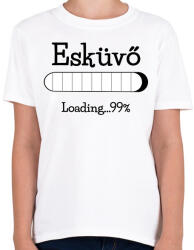 printfashion Esküvő loading. . . 99% - Gyerek póló - Fehér (6207517)