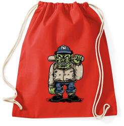 printfashion Baseball szörny - Sportzsák, Tornazsák - Piros (57008)