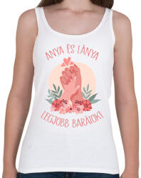 printfashion Anya és lánya legjobb barátok! - Női atléta - Fehér (16045984)