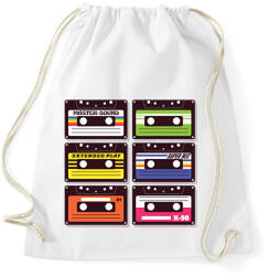 printfashion Kazetták - Sportzsák, Tornazsák - Fehér (14704677)