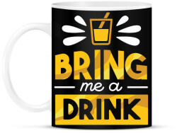 printfashion Bring me a drink - Bögre - Fekete (2158181)
