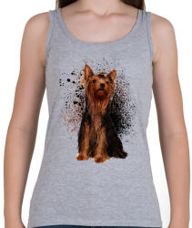 printfashion yorkie - Női atléta - Sport szürke (2027716)