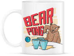 printfashion Bear pong - Bögre - Fehér (5096398)