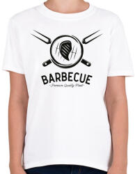 printfashion Barbecue prémium minőség - Gyerek póló - Fehér (5035389)