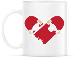 printfashion Deszka szerelem - Bögre - Fehér (788964)