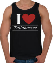 printfashion I love tallahassee - Férfi atléta - Fekete (1891946)
