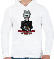 printfashion We have to - Férfi kapucnis pulóver - Fehér (2069648)